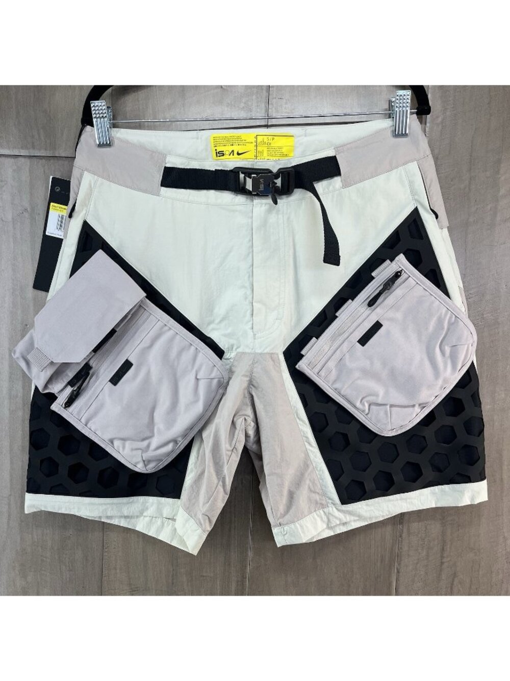 Nike ISPA Modular Pocket Men's Shorts Light Bone Size Small FV4895-072